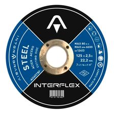Круг отрезной по металлу INTERFLEX 125x2,5x22 ,23