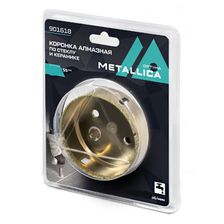 Алмазная коронка METALLICA Optima 90х55 мм #80 в блистере