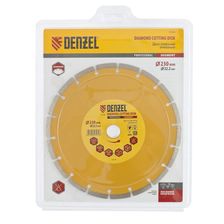 Круг алмазный с сегментной кромкой Denzel 230х22,2 мм (сухое резание)