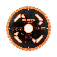 Диск пильный Hilberg Vezdehod 165х30х40Тх7º