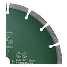 Диск алмазный сегментный (бетон) KEOS Standart 230x22,23 мм (лазерная сварка)