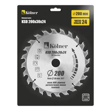 Диск пильный KOLNER KSD 200x20/30x24 (в упаковке)