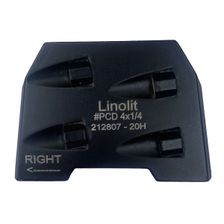 Алмазный пад LINOLIT #PCD4x1/4 MB_LN RIGHT (правый) (Коготь) 