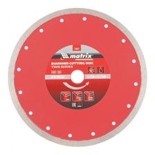 Алмазный диск MATRIX 230х22,2 мм (тонкий мокрая резка)