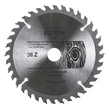 Диск пильный Elitech 150х20/16 мм 36 зубьев 1820.052900 - фото 1