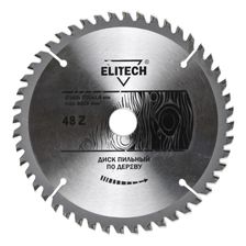 Диск пильный Elitech 160х20/16 мм 48 зубьев 1820.053300 - фото 1