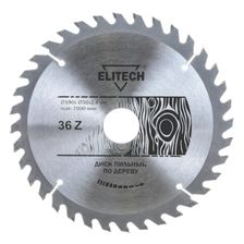 Диск пильный Elitech 190х30 мм 36 зубьев 1820.054400 - фото 1