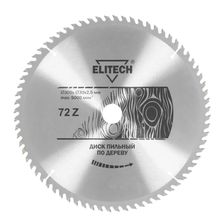 Диск пильный Elitech 305х30 мм 72 зубьев 1820.054700 - фото 1