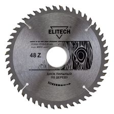 Диск пильный Elitech 160х32/30 мм 48 зубьев 1820.055000 - фото 1