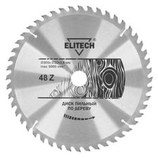Диск пильный Elitech 300х32/30 мм 48 зубьев 1820.057100 - фото 1