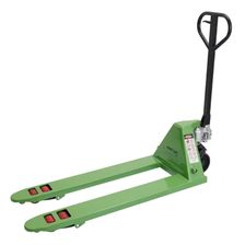Тележка гидравлическая EURO-LIFT JD01 (г/п 2.0тн, L=1150мм, B=550мм) П/У колеса - фото 1