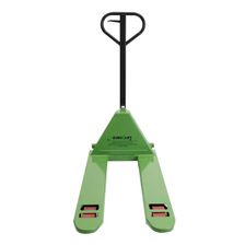 Тележка гидравлическая EURO-LIFT JD01 (г/п 2.0тн, L=1150мм, B=550мм) П/У колеса - фото 3