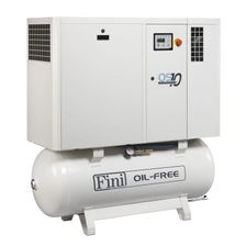 Спиральный безмасляный компрессор FINI OS 1008-270F-ES TA (с осушителем)