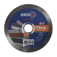 Диск алмазный сплошной 10 KRUGO MASTER 125х1,8х22,2х10 мм 81081250276 - фото 1