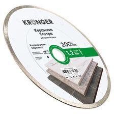 Алмазный диск по керамической плитке 200 мм Керамика Ультра Kronger - фото 2