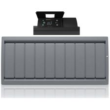 Антрацитовый низкий конвектор Noirot Calidou Smart EcoControl 1500