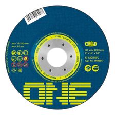 Диск обдирочный 27 Tyrolit One 2 в 1 A30Q-BFO 125х6,0х22,23 мм - фото 1
