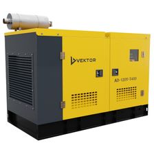 Дизельный генератор Vektor AD-120Y-T400 в шумозащитном кожухе с АВР - фото 3