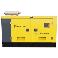 Дизельный генератор Vektor AD-70Y-T400 в шумозащитном кожухе с АВР - фото 1