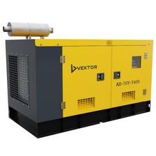 Дизельный генератор Vektor AD-70Y-T400 в шумозащитном кожухе с АВР - фото 3