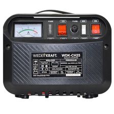 Устройство зарядное WIEDERKRAFT для аккумуляторов до 240А/ч 12/24V ток зарядки 8/16А WDK-CH25 - фото 2