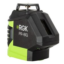 Комплект лазерный уровень RGK PR-81G + штанга-упор - фото 2