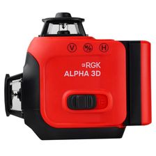 Уровень лазерный RGK ALPHA 3D с зелёным лучом - фото 3