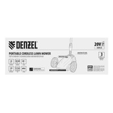Газонокосилка аккумуляторная Denzel CLM-22 20 В