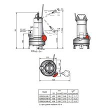 Насос погружной Calpeda GXCM 40-9 (схема)