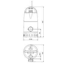 Дренажный насос Грундфос UNILIFT CC9 M1 (габаритный чертеж)