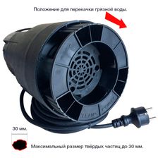 Насос универсальный 2 в 1 (для грязной и чистой воды) KITTORY KSP 756PD - фото 3