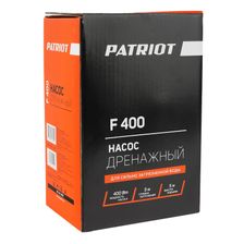 Дренажный насос PATRIOT F 400, 400Вт