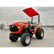 Садовый дизельный минитрактор ZIMANI B2741TURF(18,5 кВт / 25 л.с., механ 9х3 Kubota, 4WD, станд 3-х точ. сцепка, газон колеса)