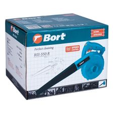 Воздуходувка Bort BSS-550-R упаковка
