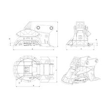 Дисковый мульчер Exten ALF900 (схема)
