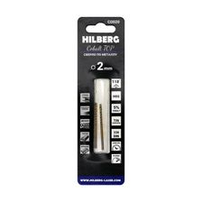 Сверло по металлу 2.0x49(24)мм (2шт) Hilberg Cobalt 5% TOP, CO020 фото 2