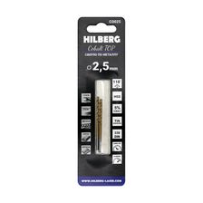 Сверло по металлу 2.5x57(30)мм (2шт) Hilberg Cobalt 5% TOP, CO025 фото 2