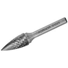 Борфреза гиперболическая с точечным торцом KORNOR G0618BM06L