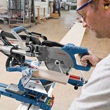 Пила торцовочная Bosch GCM 8 SJL (поперечный рез)
