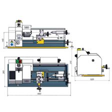 Токарный станок Metal Master MML 1425V (схема)