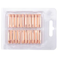 Наконечник FoxWeld М6х25х1.0 прямой (AL) (141.0006/MD0009-60, пр-во FoxWeld/КНР), 10 шт - фото 4