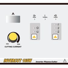 Аппарат воздушно-плазменной резки HUGONG INVERCUT 160W (органы управления)