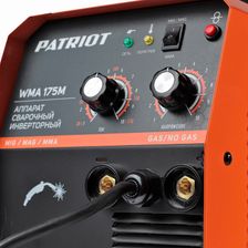 Cварочный инвертор PATRIOT WMA 175M MIG/MAG/MMA 220 В