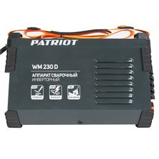 Сварочный инверторный аппарат PATRIOT WM230D MMA