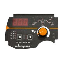 Сварочный инвертор Сварог PRO TIG 200 P DSP AC/DC (E201) панель управления