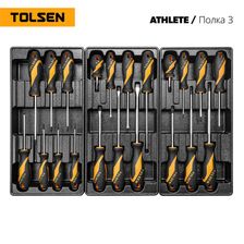 Набор инструментов TOLSEN ATHLETE в черной тележке, 189 предметов фото 4