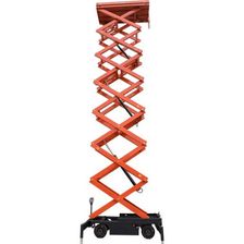 Ножничный подъемник Grost Tower Drive 500-7 с выдвижной платформой 2,2 кВт