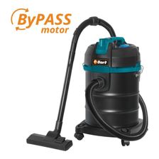 Строительный пылесос BORT BSS-1525 BLACK 39 л/сек