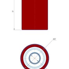 Подвилочный ролик 50x70
