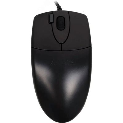 Мышь A4Tech OP-620D, проводная, оптическая, USB, черная